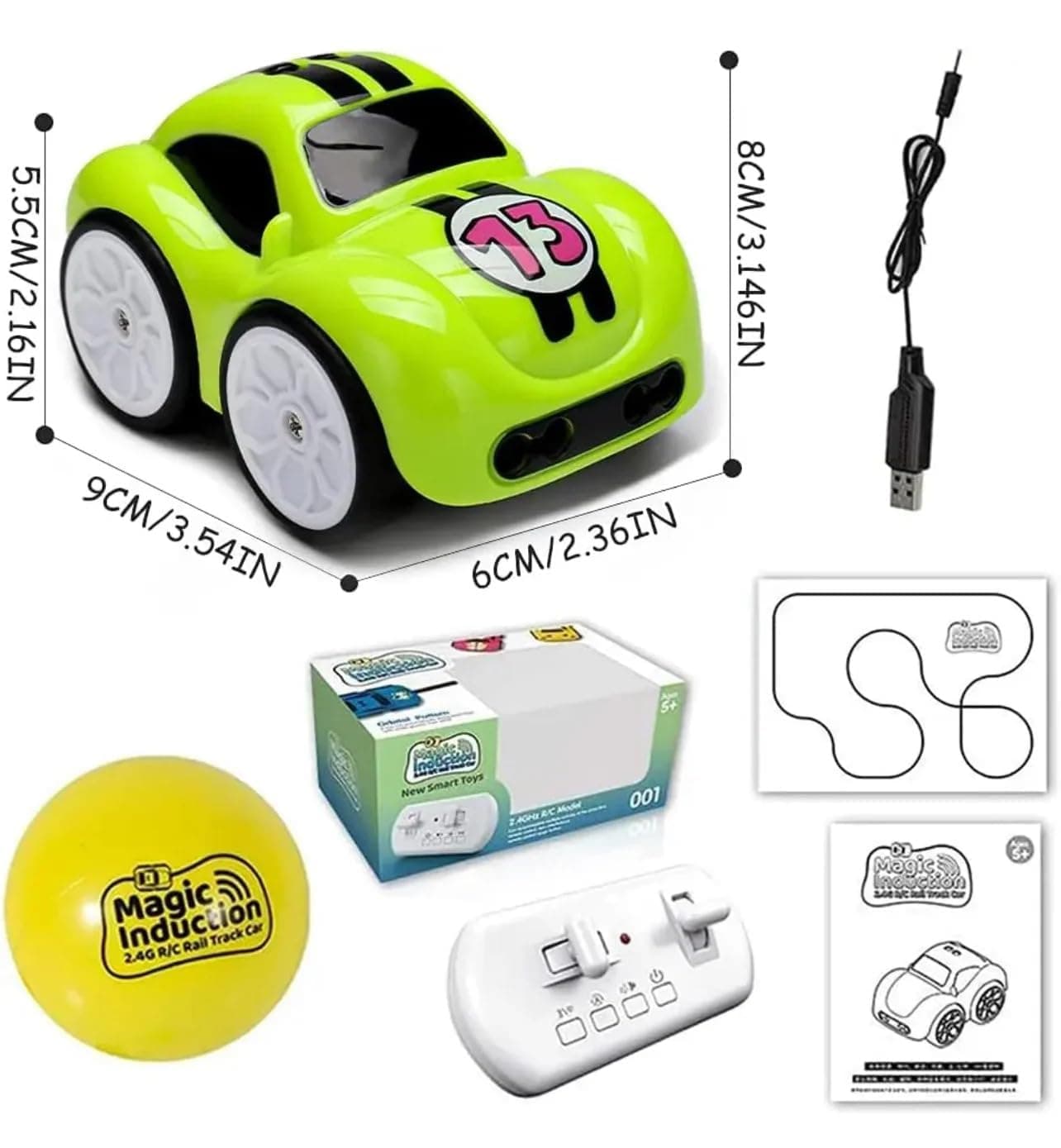 Smart RC and Induction Control Car — view 1