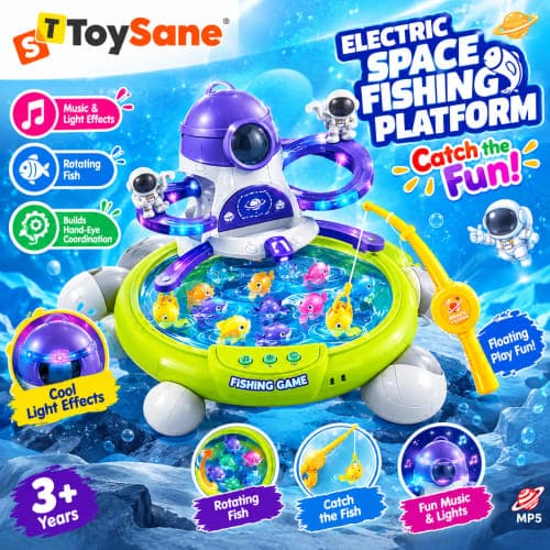 Electric Fishing Platform, Space Fishing Game - view 1