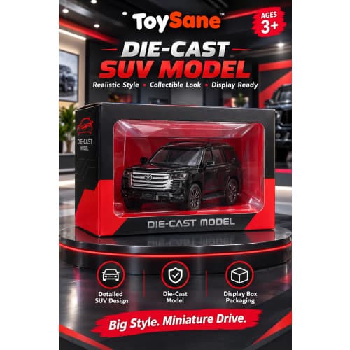 Die-Cast SUV Model Car - view 1