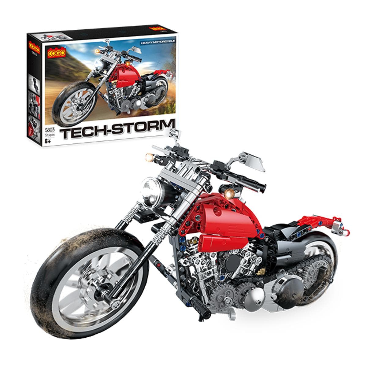 COGO Heavy Motorcycle Building Set β view 1