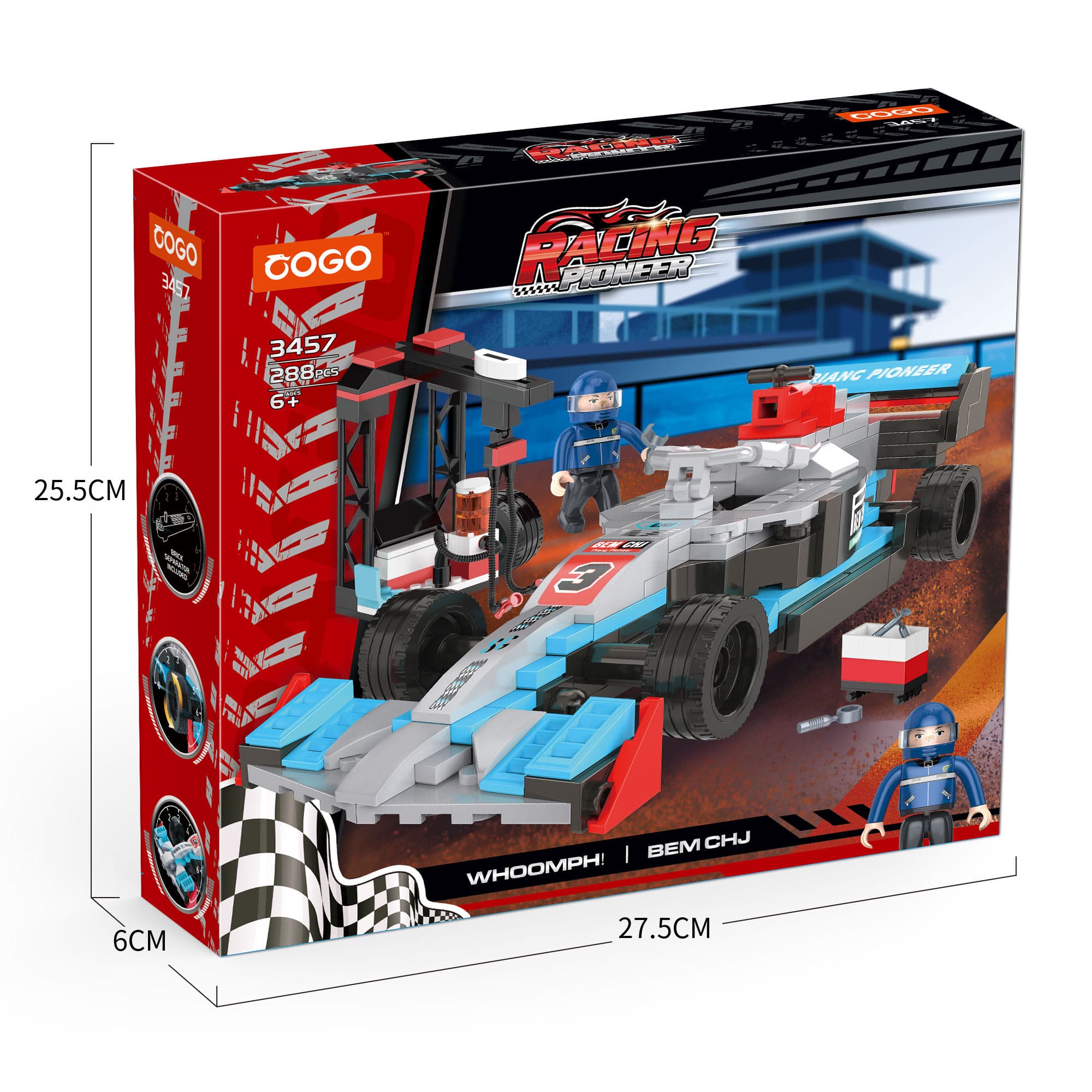 COGO Formula Race Car Building Set β view 1