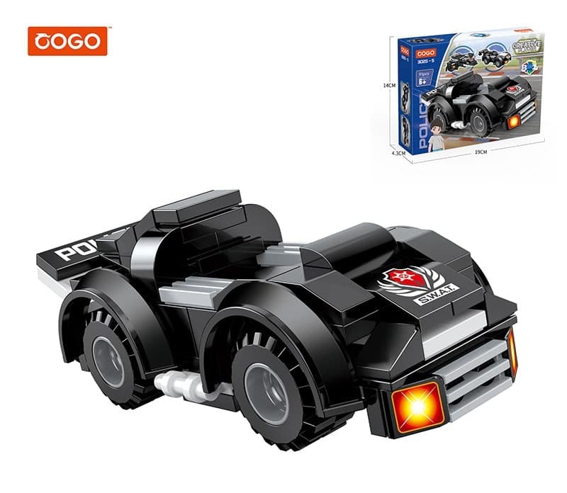 COGO Police Motorcycle Set β view 1
