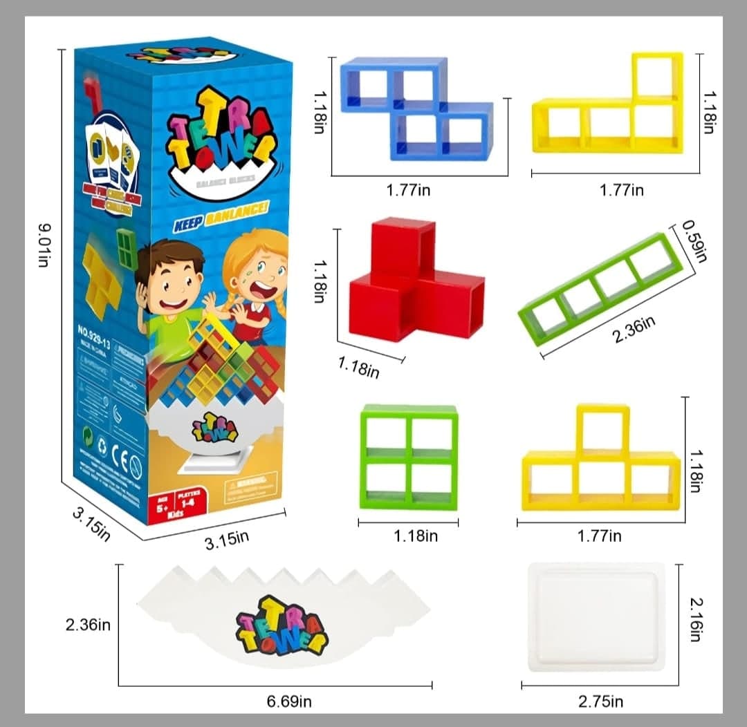 Tetra Tower Balance Stacking Game β view 1